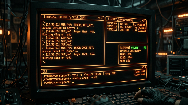 24/7 terminal support system on DrugHub Market