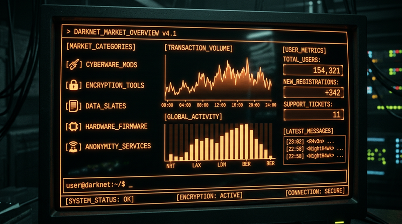 DrugHub Market dashboard overview and category structure