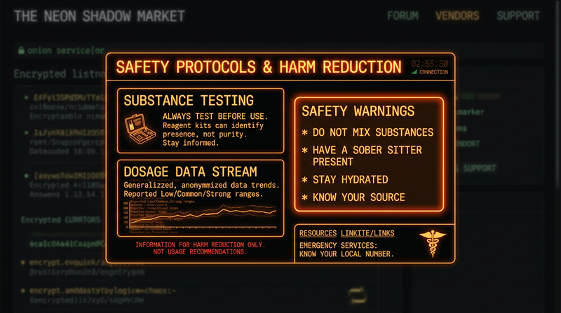 Integrated harm reduction information within DrugHub