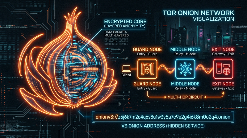 Tor V3 onion service infrastructure for DrugHub platform