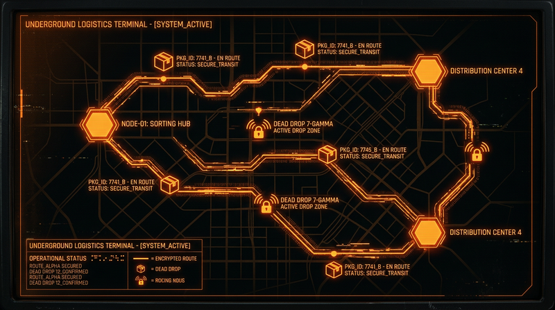 Stealth shipping and delivery logistics documentation