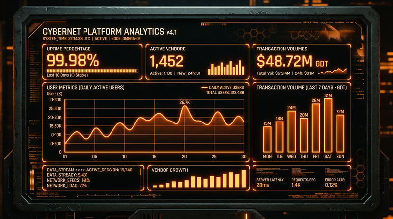DrugHub Market platform statistics and analytics overview